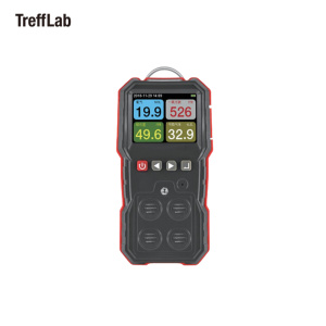 TREFFLAB 高清晰数显四合一气体检测仪复合式气体报警仪