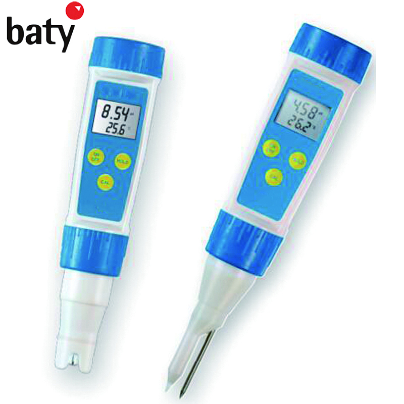 BATY 防水型双行液晶显示笔式pH计 99-4040-364