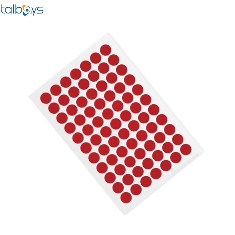 TALBOYS 彩色低温圆形标签 红色 TS290746