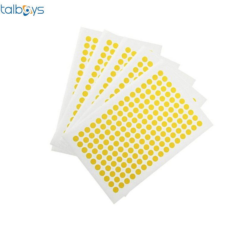 TALBOYS 彩色低温圆形标签 黄色 TS290703