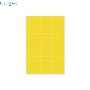 TALBOYS 彩色低温标签 黄色