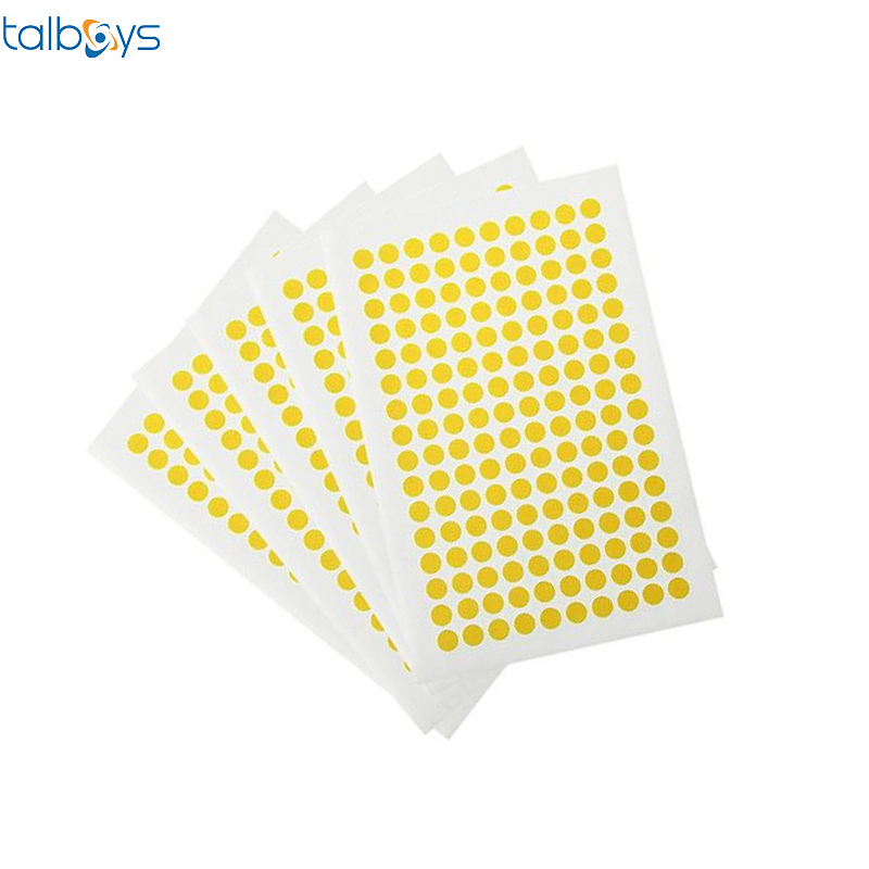 TALBOYS 彩色低温圆形标签 黄色 TS290703