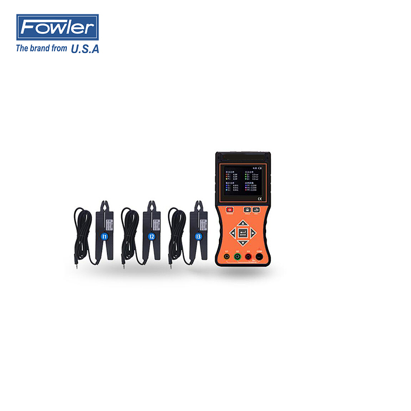 FOWLER 便携式智能液晶显示三钳数字相位伏安表 99-3030-189