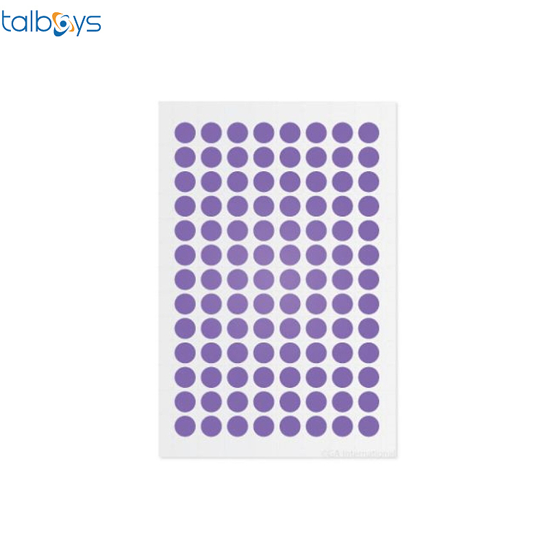TALBOYS 彩色低温圆形标签 淡紫色 TS290725