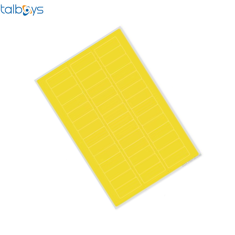 TALBOYS 彩色低温标签 黄色 TS290775