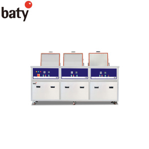 BATY 三槽带过滤烘干工业超声波清洗机