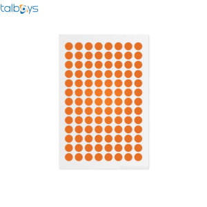 TALBOYS 彩色低温圆形标签 橙色