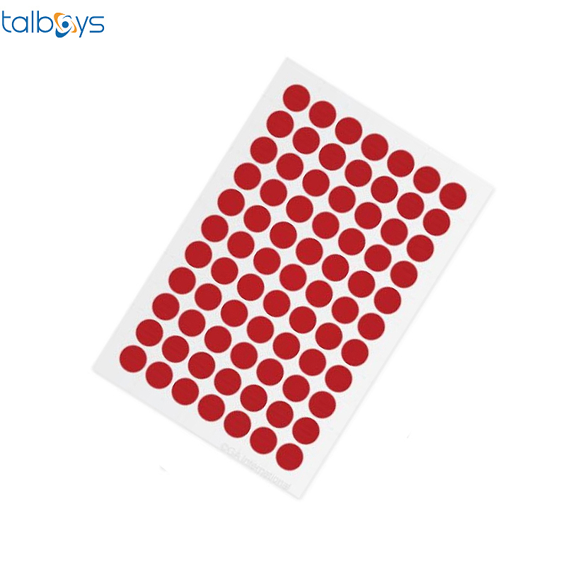 TALBOYS 彩色低温圆形标签 红色 TS290746