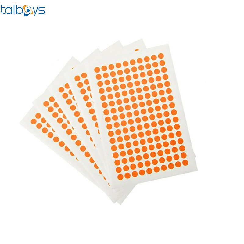 TALBOYS 彩色低温圆形标签 橙色 TS290711