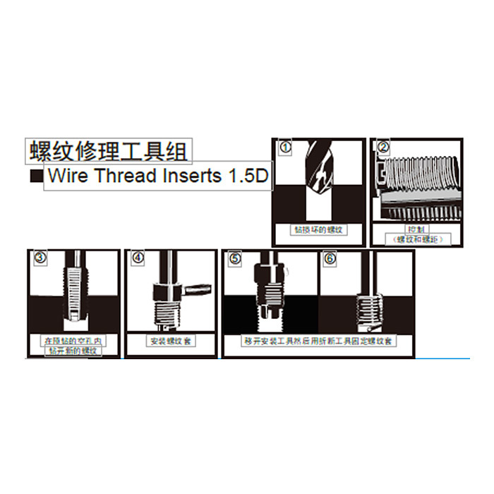 KENTA 螺纹修理工具组 KT6-109-425