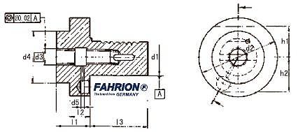 FAHRION F型莫氏锥孔刀夹 76-003274F-40XMS2