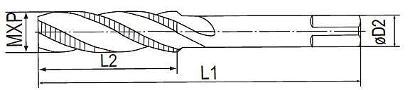 EXACT 螺旋丝锥 06662-313