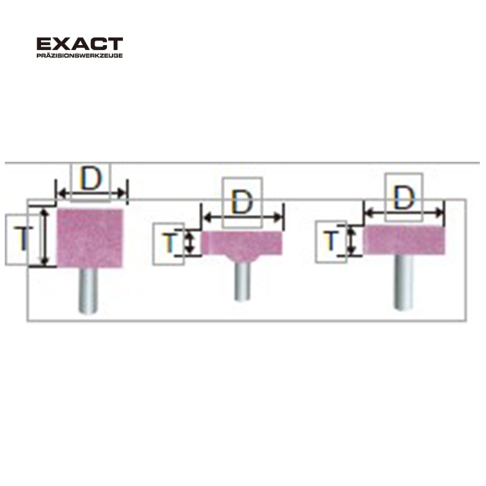 EXACT 带柄砂轮W型 06998639