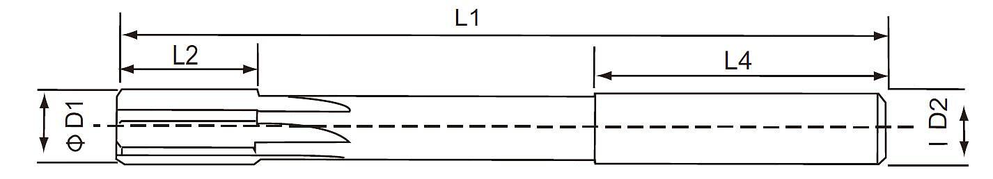 STEINMEYER 直槽铰刀 76 6662215