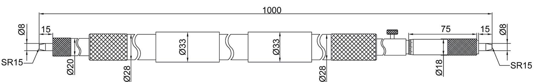 KENTA 内径千分尺 KT5-500-73