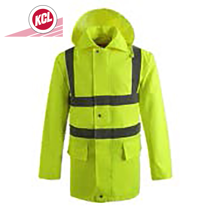 KCL 高亮达标反光条雨衣 荧光黄 3XL SL16-100-285