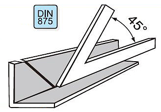 STEINMEYER 45°宽座角尺2级 76 5210139