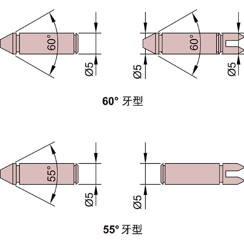 BATY 螺纹内测千分尺测头 BT2-300-691