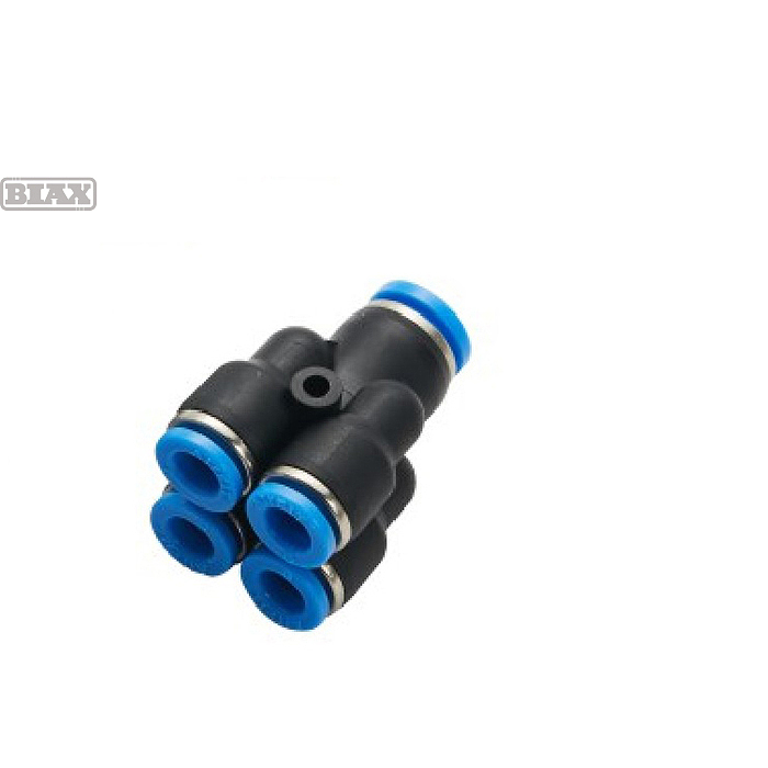BIAX 塑料Y五通快插式气管接头/AT91-100-303 APXG08-04