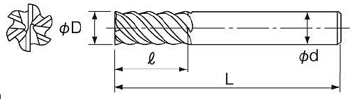 EXACT 铣刀多刃2.5D 0664-448