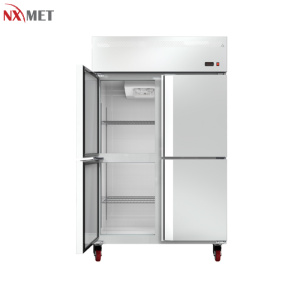 NXMET 数显立式冷柜冰箱四大门冷温
