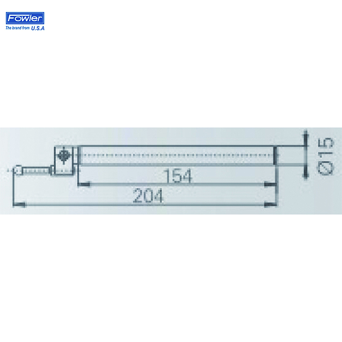FOWLER 高度仪带支架的标准测量插件 54-405-604