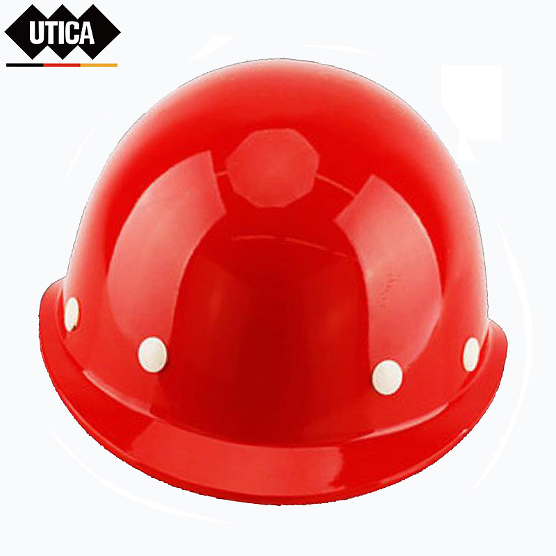 UTICA 消防PE红色国际玻璃钢型安全帽 UT119-100-984