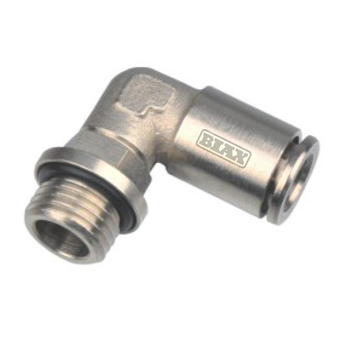BIAX 全铜L型螺纹弯头-G螺纹快插气管接头/AT91-100-976 MPL12-G04