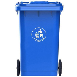 KCL 100L户外移动加厚蓝色垃圾桶