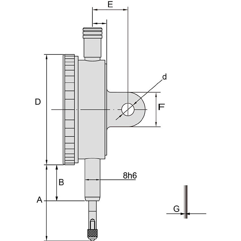 BATY 英制指示表 BT2-300-233