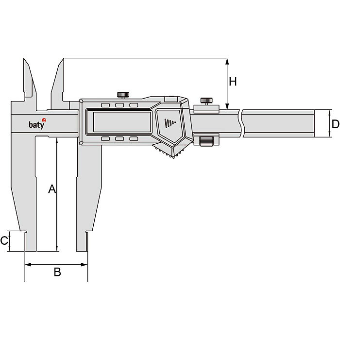BATY 数显卡尺 BT6-100-180