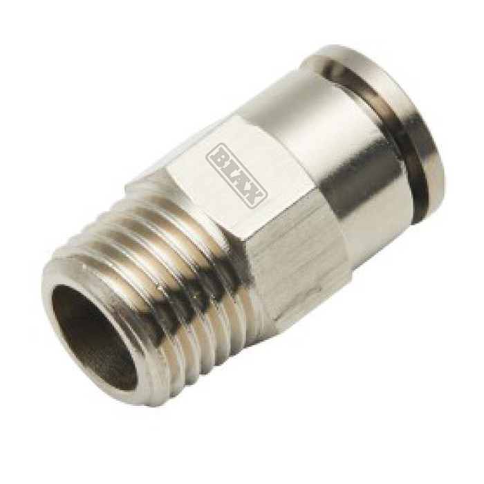 BIAX 全铜螺纹直通快插气管接头/AT91-100-898 MPC06-M5
