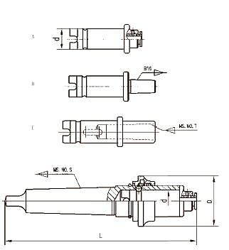 FAHRION J52型玫丝夹头 76-00110J5224-MS5