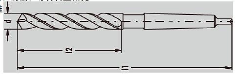 EXACT 高速钢莫氏麻花钻头 85102004-6.5mm