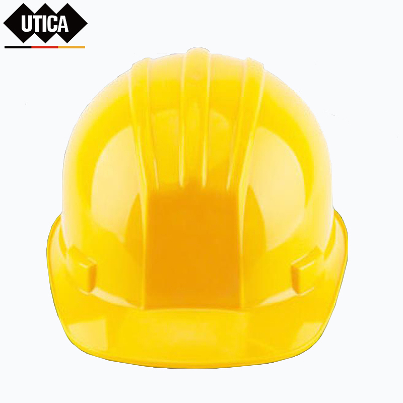 UTICA 消防PE-S黄色三道筋传统型安全帽 UT119-100-988