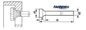 FAHRION 特殊系列-内圆角硬质合金旋转锉 776-01618P