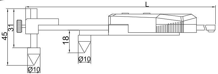 KENTA 数显背爪式中心距卡尺 KT5-231-419