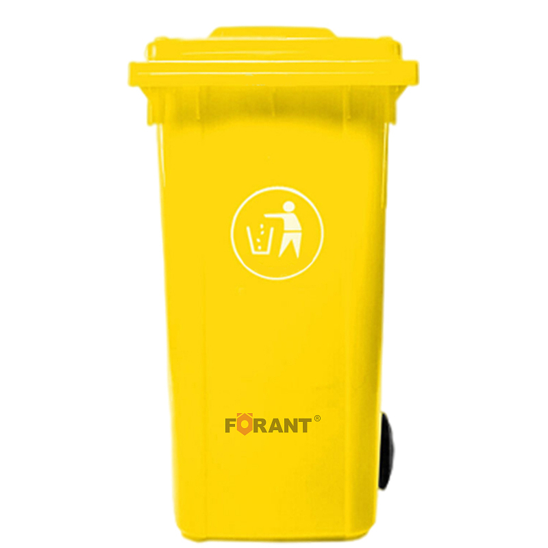FORANT 两轮移动塑料垃圾桶 户外垃圾桶 80-8080-456