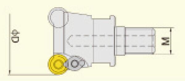 FAHRION 舍弃式铣头TAP/TRD系列 TRD5R-3T 32-M16