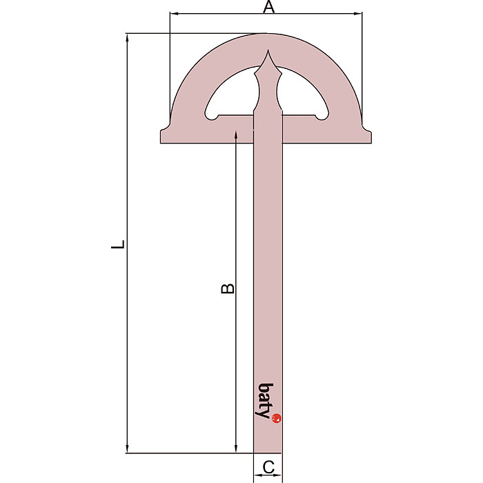 BATY 角度尺 BT7-400-215