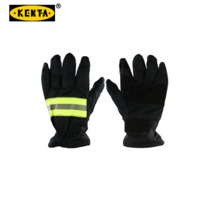 KENTA 消防手套阻燃防护防火隔热耐高温消防员抢险救援02款训练手套(普通款)