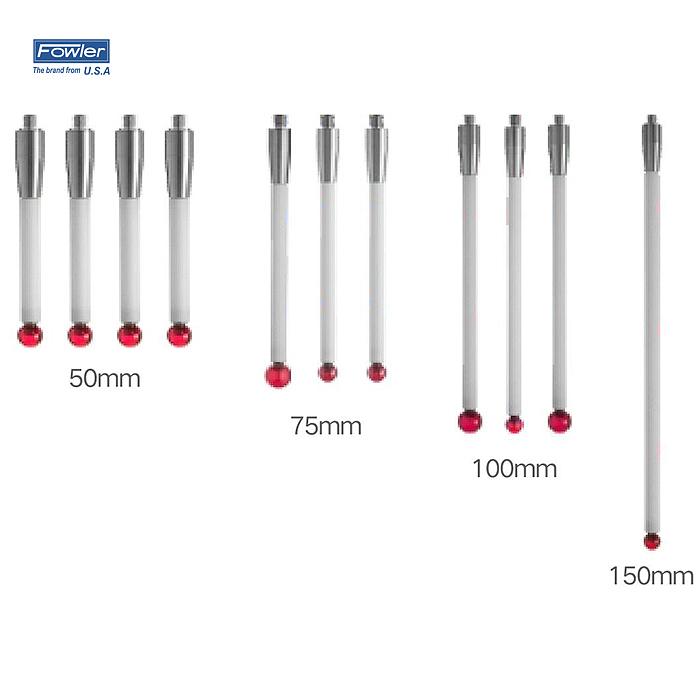 FOWLER 红宝石球测针(陶瓷测杆) 54-404-433
