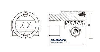 FAHRION 圆柄夹具 76-00107YJ16-M20