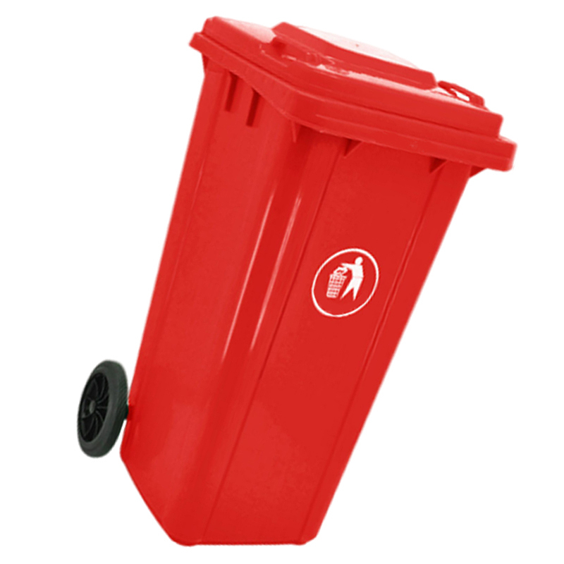 FORANT 两轮移动塑料垃圾桶 户外垃圾桶 80-8080-455