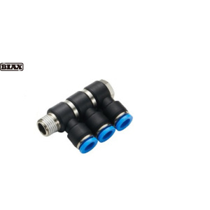 BIAX 串联直角(3)快插式气管接头/AT91-100-350