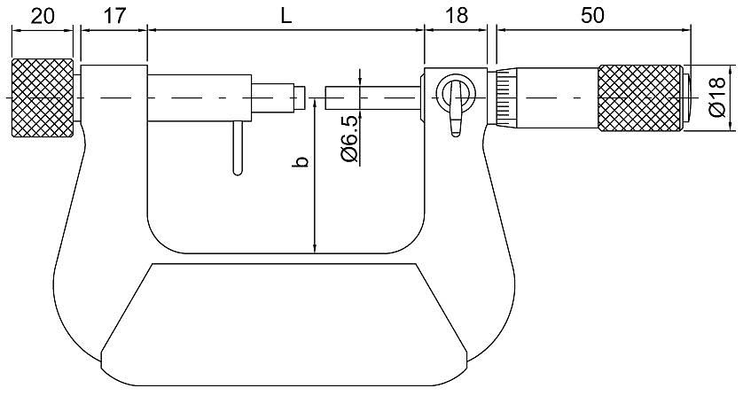 KENTA 带表千分尺(不含表) KT5-228-3