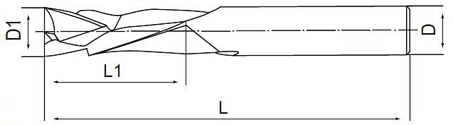 EXACT 整体硬质合金复合木工铣刀 06663-202