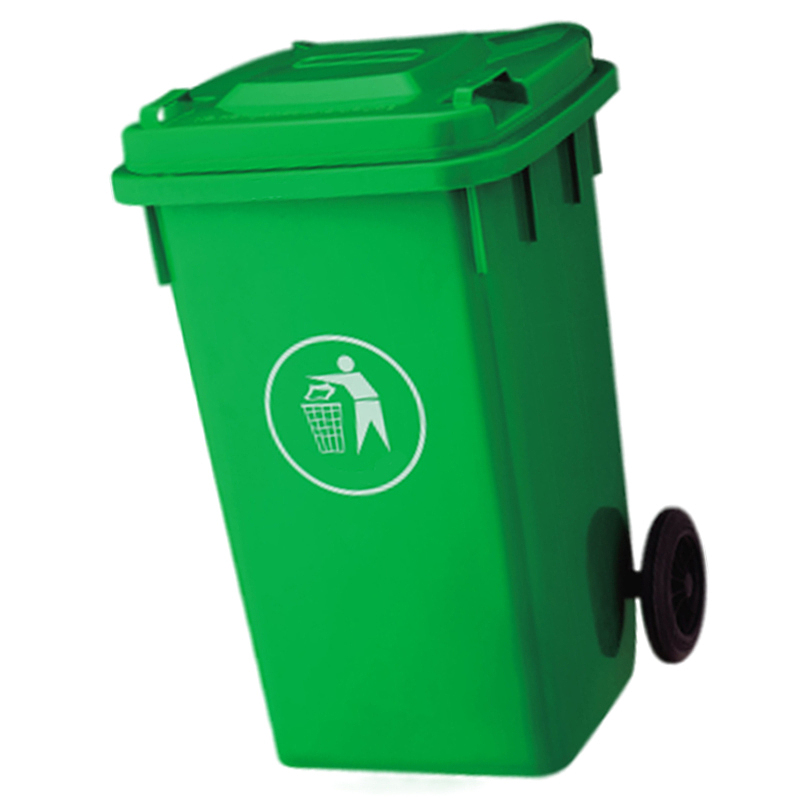 FORANT 两轮移动塑料垃圾桶 户外垃圾桶 80-8080-458