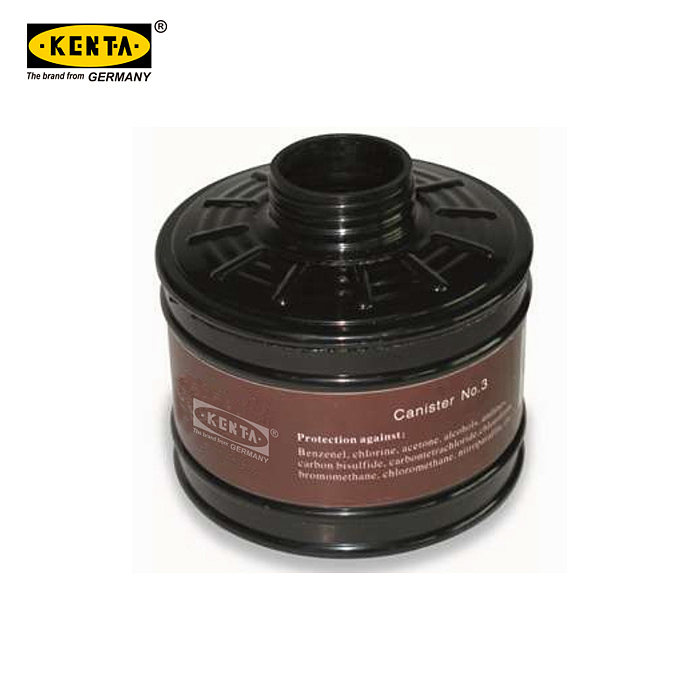 KENTA 硅胶大视野防毒面具3号滤毒罐 GT91-550-122