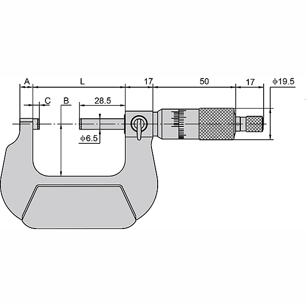 KENTA 3件套外径千分尺 00 0~75mm 1套 5230004